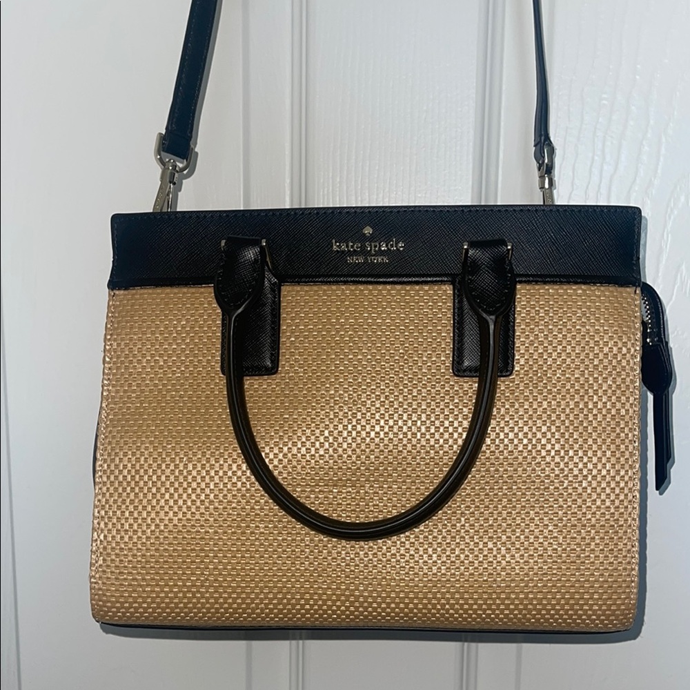 ❤️NWT!!!❤️RARE!!! Kate Spade Tan and Black Satchel Bag.